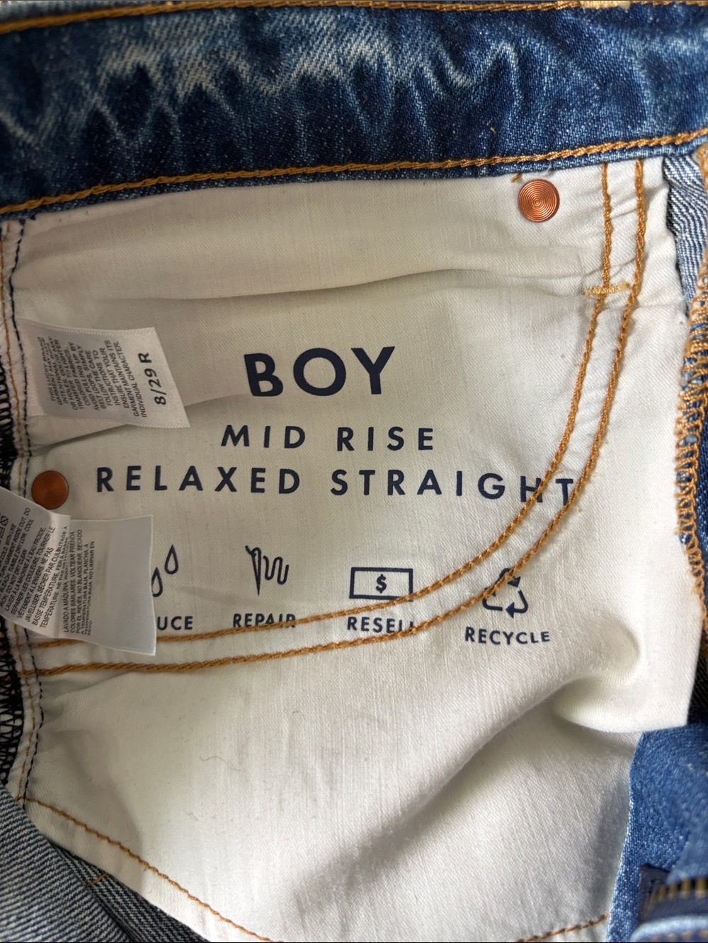 Lucky Brand Boyfriend crop Jeans - Picture 4 of 7